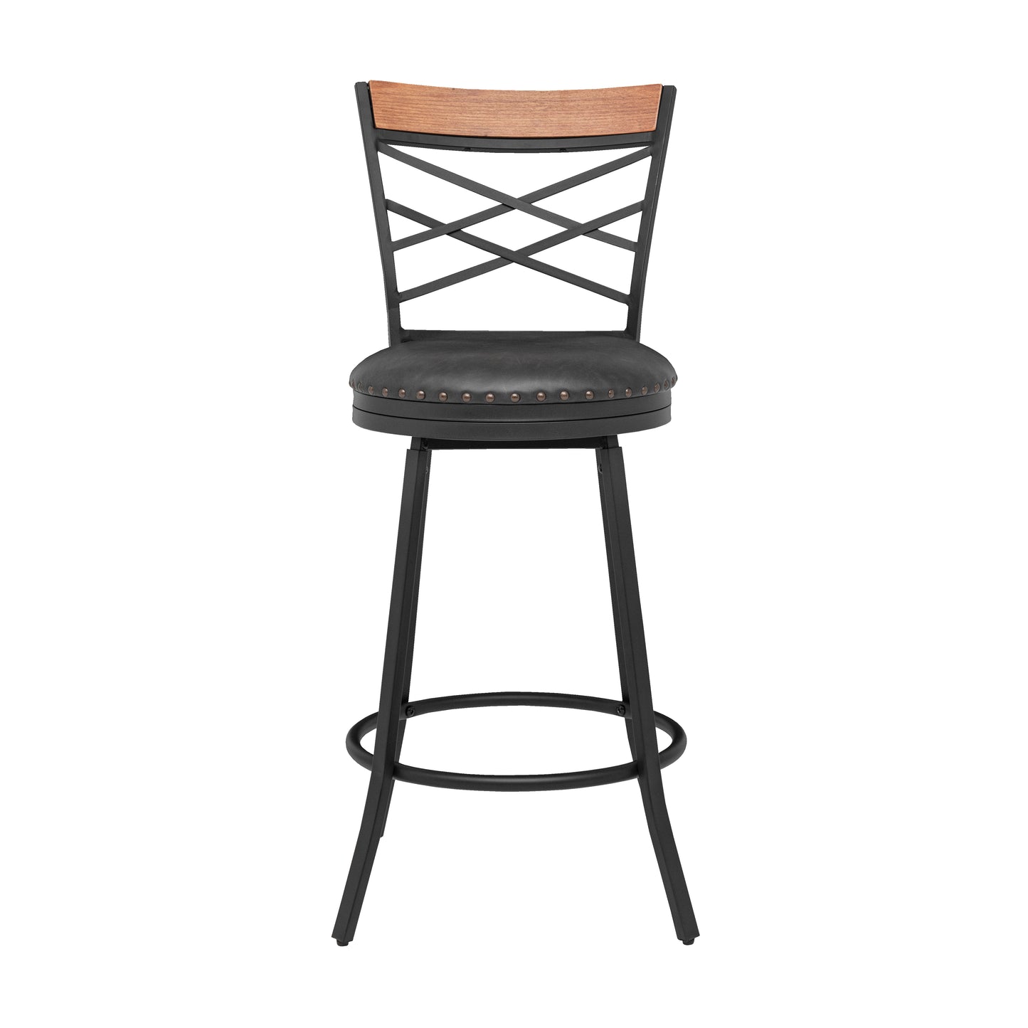 Alden Mid Century Swivel Counter & Bar Stool