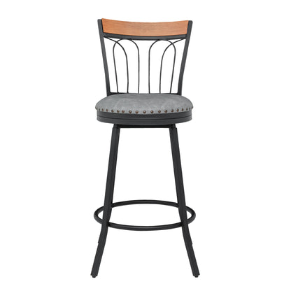 Ryan Mid Century Swivel Counter & Bar Stool