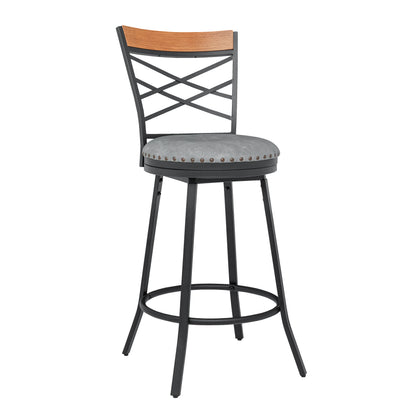 Alden Mid Century Swivel Counter & Bar Stool