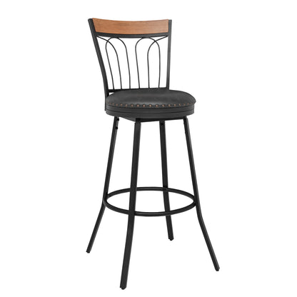 Ryan Mid Century Swivel Counter & Bar Stool