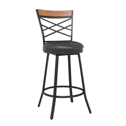 Alden Mid Century Swivel Counter & Bar Stool