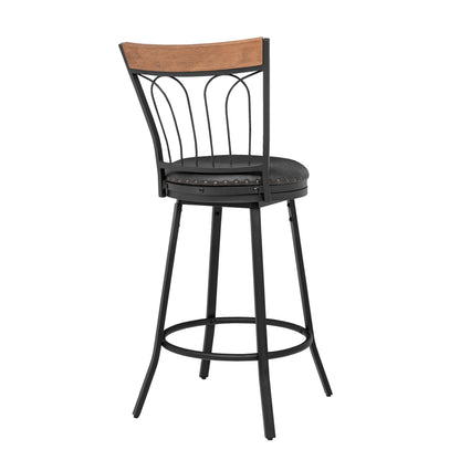 Ryan Mid Century Swivel Counter & Bar Stool