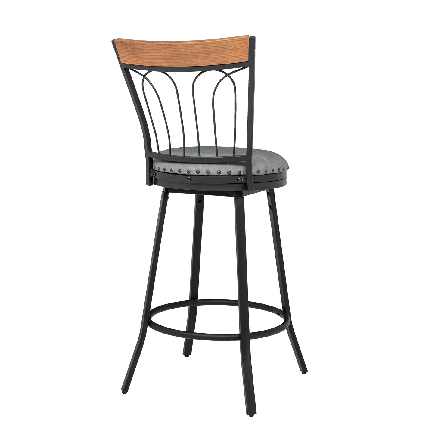 Ryan Mid Century Swivel Counter & Bar Stool