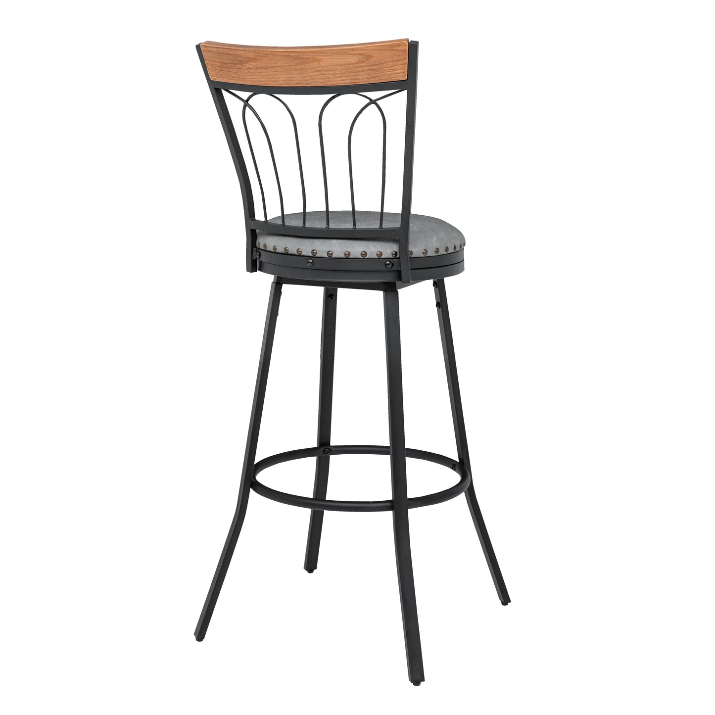 Ryan Mid Century Swivel Counter & Bar Stool