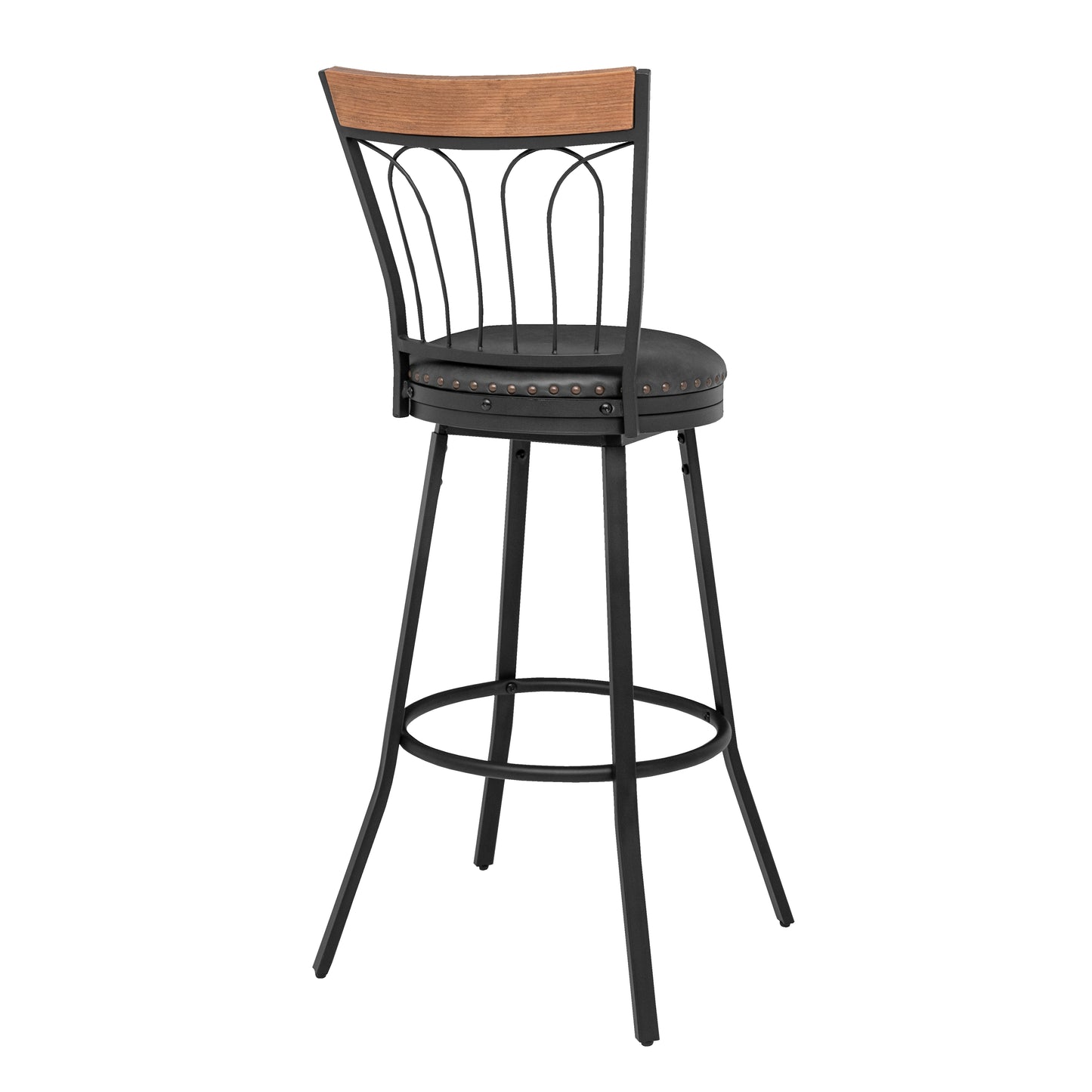 Ryan Mid Century Swivel Counter & Bar Stool