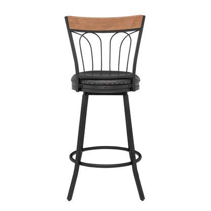 Ryan Mid Century Swivel Counter & Bar Stool